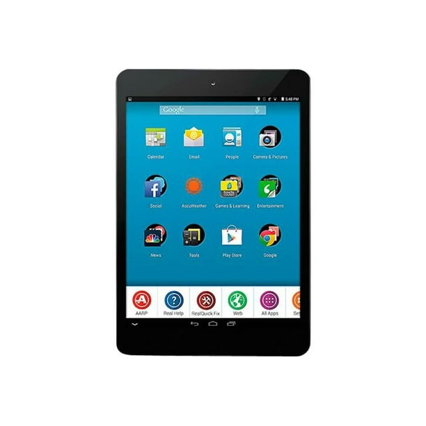 Realpad Tablet Android 4 4 2 Kitkat 16 Gb 7 85 1024 X 768 Microsd Slot Walmart Com Walmart Com