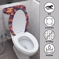 thumbnail image 3 of HELLHERO Forest with Mushrooms 2 Piece Set Toilet Seat Lid Cover Set Universal Polyester, Fits All Toilet Shapes, Bathroom Accessories, 3 of 7