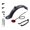 Black 1, variant on YongCo Adjustable Scooters Mudguards Set Quickly Release M365 Rear Mud Guards