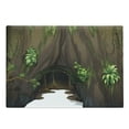 thumbnail image 1 of Nature Cutting Board, Tree Cave Surrounded with Moss Woodland Green Fantasy Secret World Cartoon, Decorative Tempered Glass Cutting and Serving Board, Large Size, Fern Green Chocolate, by Ambesonne, 1 of 1