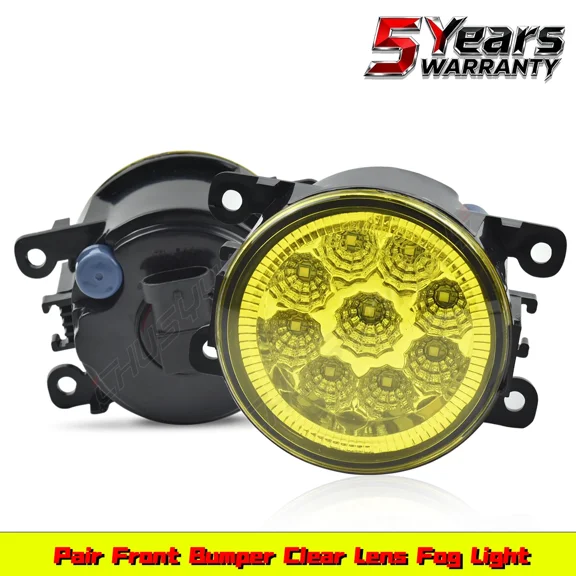 2PCS Front Bumper Fog Light yellow For 2013-2018 Acura ILX