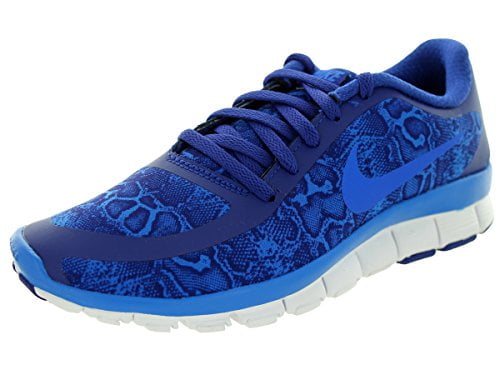 Nike - Nike Women's Free 5.0 V4 Ns Pt Deep Royal Blue/Soar White Running Shoe 7.5 Women US