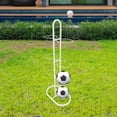 thumbnail image 1 of Soporte vertical de 8 niveles para almacenamiento de balones de fútbol, ​​organizador portátil de equipo deportivo para sala de estar, baloncesto,, 1 of 8