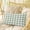 Green, variant on Blue White Plaid Throw Pillow Cover, Pillowcase Protectors with Zipper, Breathable Decorative Lumbar Pillow Case Cover, Gradient Geometric Buffalo Checkered Pillow Shams for Couch Sofa 16x24Inch