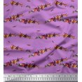 thumbnail image 1 of Soimoi Viscose Chiffon Fabric Colorful Bird Printed Craft Fabric by the Yard 42 Inch Wide, 1 of 3