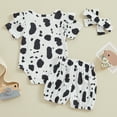 thumbnail image 3 of Bagilaanoe 3pcs Newborn Baby Boy Girl Shorts Set Short Sleeve Embroidery Romper Tops + Shorts + Headband 3M 6M 9M 12M 18M Infant Casual Summer Clothes, 3 of 9
