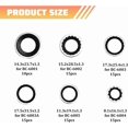 thumbnail image 2 of 85PCS Car A/C Gasket Kit, Rubber Vehicle Air Conditioning Sealing O-Ring Assortment Set, Automotive System Compressor Seal Washer Replacement, Universal for Vehicles (Black) Black, 2 of 6