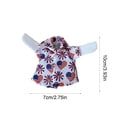 thumbnail image 3 of Sruoe Independence Day Desk Goose Outfits, 7 Inch Mini Porch Goose Clothes, Desktop Goose Outfits, Costume Clothes for Table Decor Tabletop Goose Accessory Holiday All Seasons Holiday, 3 of 6