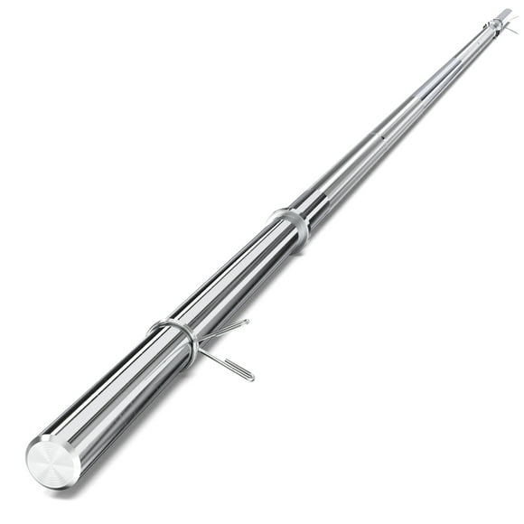Synergee 1" Olympic Barbell Standard Weightlifting Barbell. 7-foot Bar Weighing 8.5 KG/18.7LB. Compatible with 1”-Opening Plates.