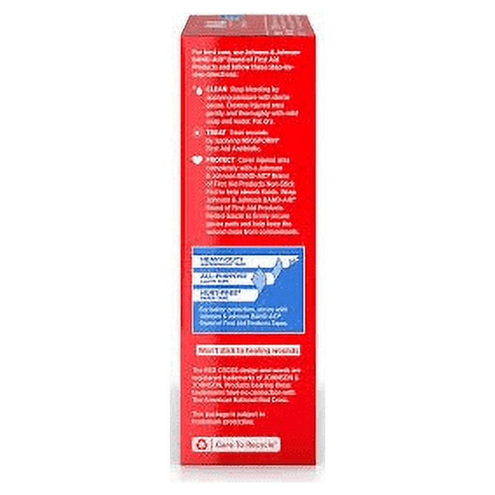 Johnson's Band Aid Red Cross Triple Layer & Non-Stick Pads, 10 ct, 4-Pack