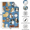 thumbnail image 3 of Coolnut Cute Dog Kitchen Dish Towel Set of 6, Soft Absorbent Drying Dishcloths Dish Towels with Hanging Loop for Kitchen Bathroom Bar Home Decor, 28 x 18 Inch Washcloth Gift, 3 of 7