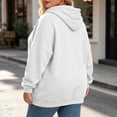 thumbnail image 4 of Perfectbot Women's Plus Size Zip Up Hoodie, Long Sleeve Casual Hooded Shirt with Pockets, Sizes L-5X, 4 of 7