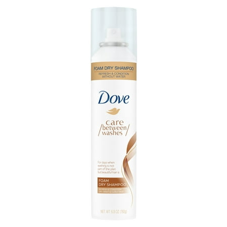 Dove Care Between Washes Dry Shampoo for Dry Hair Foam 6.8