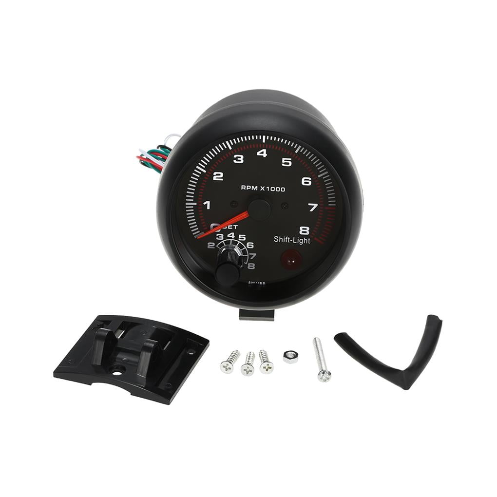 8000R Car Engine tachometer RPM Test Small Engine Motor Speed Gauge