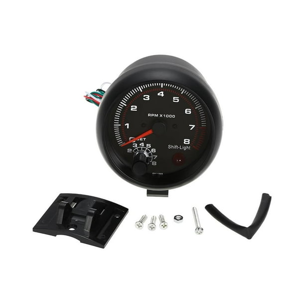 Tacómetro De Motor De Coche 8000R, Prueba De Rpm, Indicador De Velocidad De Motor Pequeño, Tacómetro De Coche Serendint VI005831-00