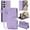 Purple, variant on Wallet Case for Samsung Galaxy S26 5G 6.7-inch, Litchi Leather Flip Zipper Purse Cover with Card Holder, Detachable Wristlet, Kickstand Shockproof Protective Phone Case,Black,For Galaxy S26 (5G)