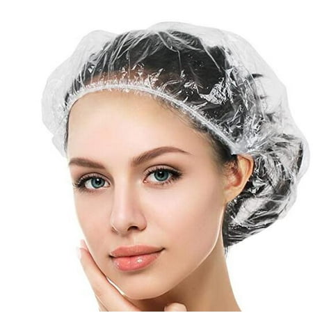 Disposable Hair Plastic Shower Cap - (30 Pack) Clear Women Shower caps  Waterproof Bath Hat Processing Hair Cover for Treatment Spa Hair Salon and  Home Use | Walmart Canada