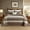 Beige/Dark Brown, variant on DUOHONG Queen Bedspread 100% Cotton Farmhouse Reversible Bedding Set, Brown/Gray/Beige, 102"W x 120"L
