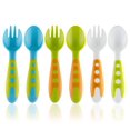 thumbnail image 1 of Toddler Utensils Baby Spoons & Baby Forks Set with Baby Utensils CASE | Toddler Fork & Toddler Spoon Silverware Cutlery Set | Baby Spoon and Baby Fork Set, 1 of 6