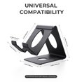 thumbnail image 3 of Travel Friendly Space Saving Metal Stand Holder For Tablets And Handheld Devices Ergonomic Design Nonslip Base, 3 of 8