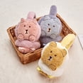thumbnail image 4 of Orejeras de felpa suave y cálida de invierno para niños, orejeras de fútbol para exteriores para niños y niñas Ormromra  CPB-YY241-1, 4 of 5
