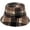 C, variant on CoCopeaunts Stylish Winter Plaid Bucket Hat Soft Warm Lambs Wool Fisherman Caps for Women Teens Girls Casual Winter Warm Hat