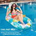 thumbnail image 7 of Inflatable Pool Float Adult - Pool Floaties Lounger Floats Raft Floating Chair Water Floaties for Swimming Pool Lake Lounge Float with Cup Holders Beach Pool Party Toys for Adults (Flamingos), 7 of 7