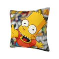 thumbnail image 3 of Simpsons Square Pillow Case Pillow Holder Soft Decorative Pillow Sham Cushion Cases Pillowcase 12"X12", 3 of 7