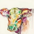 thumbnail image 3 of Goldberger, Jennifer 12x12 Black Modern Framed Museum Art Print Titled - Hi Fi Farm Animals I, 3 of 5