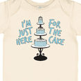 thumbnail image 4 of Inktastic I'm Just Here for the Cake Funny Wedding Boys or Girls Baby Bodysuit, 4 of 5