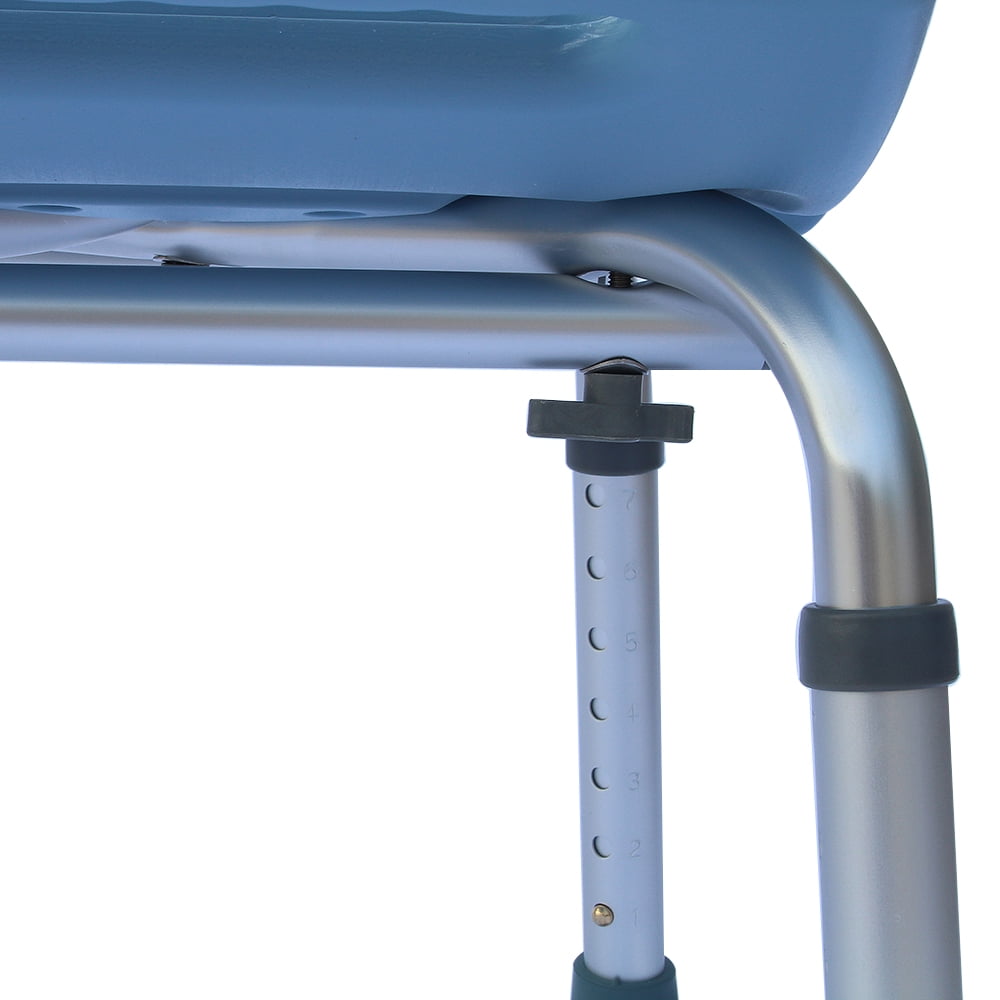 Kepooman Shower Chair Bath Seat for Bathtubs, Heavy Type Adjustable Bath and Shower Chair, Bathtub Stool Seat, Blue Kepooman Shower Chair Bath Seat for Bathtubs, Heavy Type Adjustable Bath and Shower Chair, Bathtub Stool Seat, Blue
