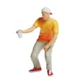 thumbnail image 2 of 1/87 Diorama Graffiti resina personas modelo Parque disposición escenario escritorio decoración colecciones Accs suministros 2cm Yotijar figura de peope en miniatura, 2 of 6