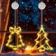 thumbnail image 1 of OUILA LED Christmas Lights, Christmas Tree + Bells Hanging Xmas Lights Battery Operated with Timer String Fairy Light with Flashing/Always on Mode War, 1 of 5