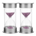 thumbnail image 1 of KAKOWELY 2 piezas de reloj de arena decorativo de 20 minutos., 1 of 5