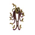 thumbnail image 1 of Broche vintage Hydra Snake, gótico, animal mítico, 1 of 1