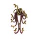 thumbnail image 1 of Broche vintage Hydra Snake, gótico, animal mítico, 1 of 1