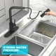 thumbnail image 5 of Grifo de cocina AVSIILE negro mate con pulverizador desplegable, 5 of 9