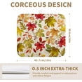 thumbnail image 2 of Fall Drying Mat for Kitchen Counter 16 x 18 Inch Maple Leaves Autumn Thanksgiving Harvest Dish Drying Mats Absorbent Microfiber Dish Draining Washable Reversible Dishes Pad, 2 of 7