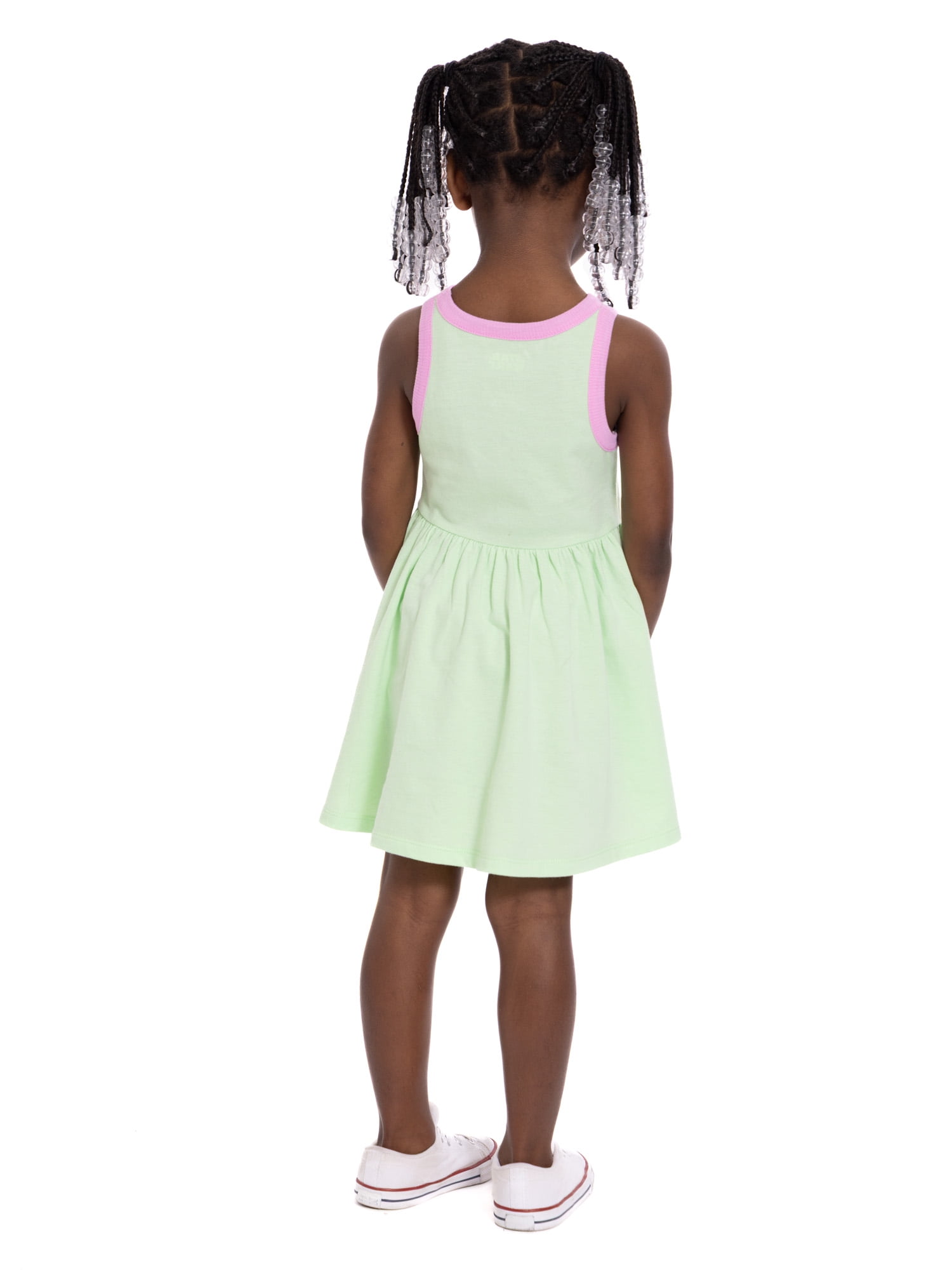 Star Wars Grogu Toddler Girls Graphic Tank Dress, Sizes 12M-5T