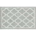 thumbnail image 3 of 2x3 Water Resistant, Small Indoor Outdoor Rugs for Patios, Front Door Entry, Entryway, Deck, Porch, Balcony | Outside Area Rug for Patio | Gray, Geometric | Size: 2' x 3', 3 of 8
