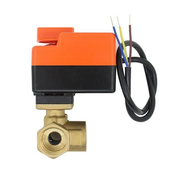 3 Port motorised Electric Ball Valve Valve electrovalve Motorized Valve 3 Way 1/2 3/4 1 1-1/4 1-1/2 inch