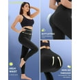 thumbnail image 3 of NEIRID 4 Pack Leggings for Women - High Waisted Tummy Control Yoga Pants for Workout Gym Black Leggings Plus Size Dance, 3 of 6