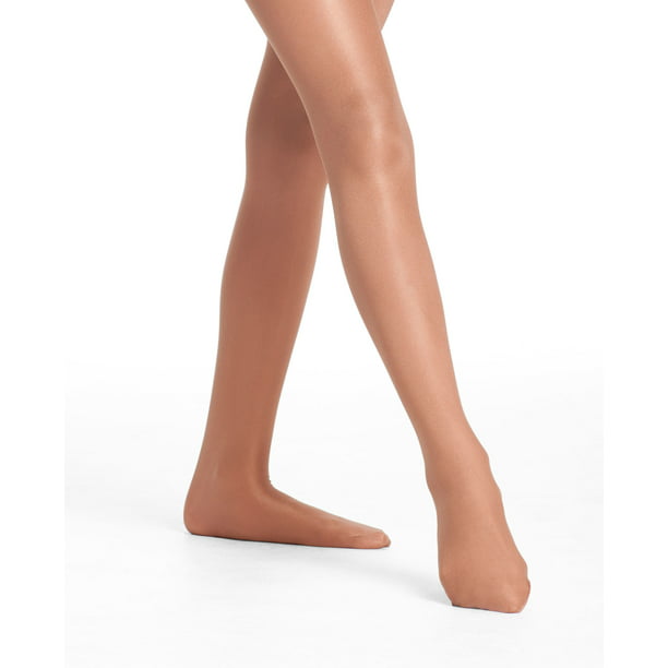 Danskin Girl's Shimmery Footed Dance Tights, Sizes 4-16 - Walmart.com