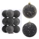 thumbnail image 2 of Adornos de Navidad para árboles, 12 piezas, irrompibles, varios estilos, negro, 2 of 8