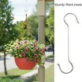 thumbnail image 6 of Qianha Mall Long S-shaped Hook 6pcs Extra S Hooks Heavy Duty Stainless Steel Hook for Kitchen Closet Bathroom Garage Workshop Office for Hanging for Kitchen, 6 of 8