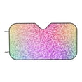 thumbnail image 7 of Haiem Colorful Glitters Car Windshield Sun Shade - Blocks UV Rays Sun Visor Protector, Sunshade to Keep Your Vehicle Cool, Universal Fit SUV Van Sedan-Medium, 7 of 7