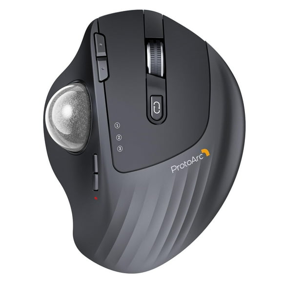 Ratón Trackball inalámbrico ProtoArc EM01NL Bluetooth Plateado