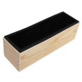 thumbnail image 3 of Modelo de fabricación de jabón de silicona, fundición epoxi, caja de madera rectangular, herramienta de accesorios para manualidades DIY hecha a mano Negro BLESIY Epoxi de jabón de silicona, 3 of 8