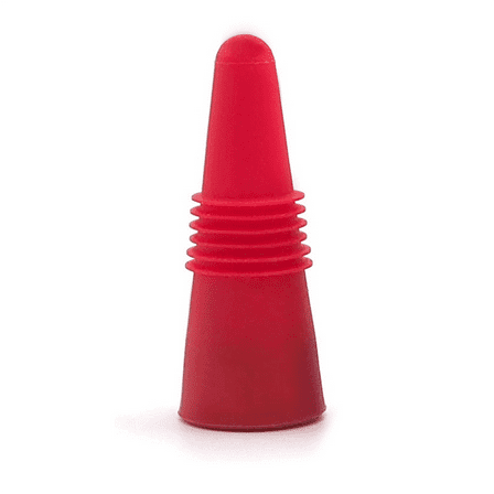 Wine Stoppers for Wine Bottles, Silicone Wine Stopper and Beverage Bottle Stoppers Red