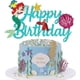 thumbnail image 3 of Adorno para tarta de cumpleaños de La Sirenita Ariel de Disney, suministros para fiesta, decoración de mesa y accesorios, inserto para pastel, regalos festivos, 3 of 4